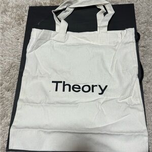 Theory Cream Tote Bag